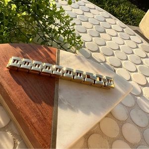 NWOT Mens Citizen yellow-gold-tone stainless steel bracelet